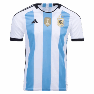 Maillot Argentine 3 Étoiles Or "Campeones Del Mundo"