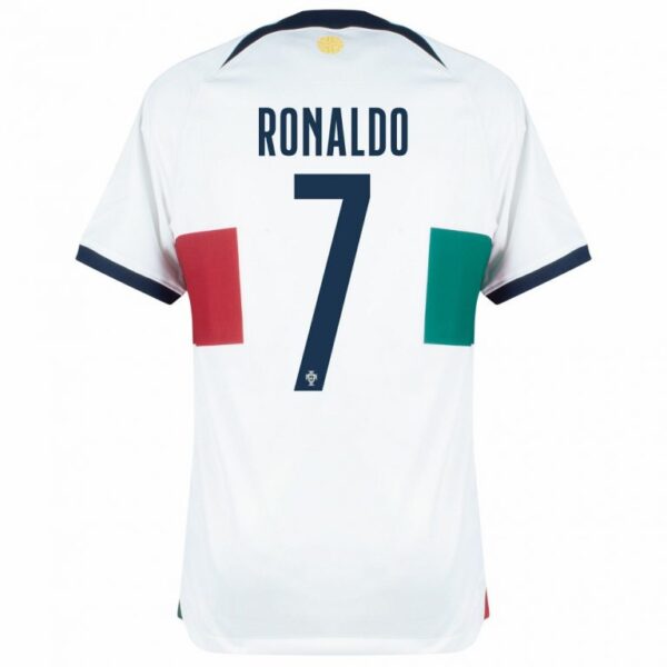 Maillot Cristiano Ronaldo Portugal Extérieur Coupe Du Monde 2022 – Image 3