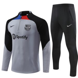 Survêtement Adulte Barcelone Gris/Noir 2022-2023