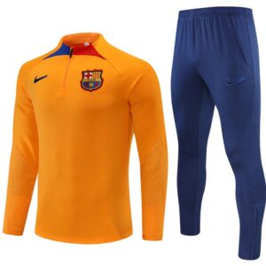 Survêtement Adulte Barcelone Orange/Bleu 2022-2023