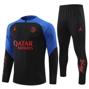 Survêtement ENFANT/JUNIOR PSG 2022-2023 Noir/Bleu/Rouge