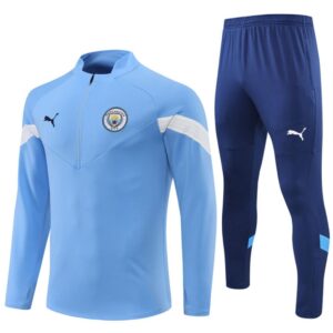 Survêtement Adulte Manchester City Bleu Ciel/Bleu Marine 2022-2023