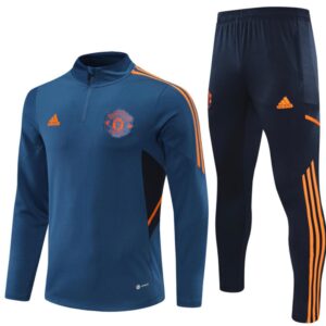 Survêtement Adulte Manchester United Bleu/Orange 2022-2023