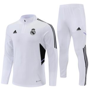 Survêtement Adulte Real Madrid Blanc/Noir 2022-2023