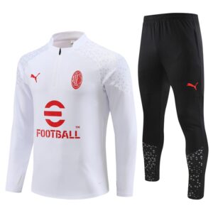 Survêtement Adulte AC Milan Blanc/Noir/Rouge 2023-2024