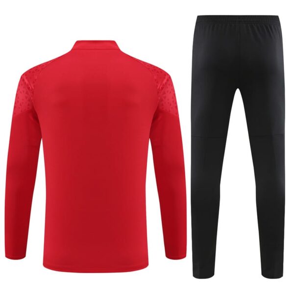 Survêtement ENFANT/JUNIOR AC Milan 2023-2024 - Rouge/Noir – Image 2