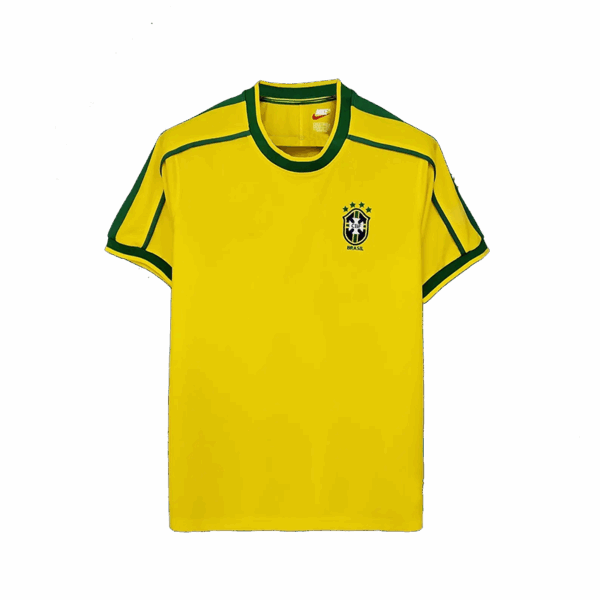 Maillot Vintage Brésil 98 Domicile
